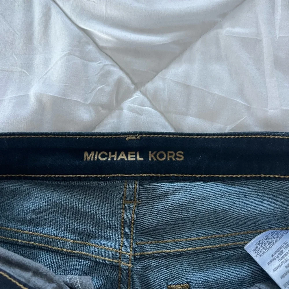 Michael Kors Dark Blue Selma Skinny Denim Jeans Size 4